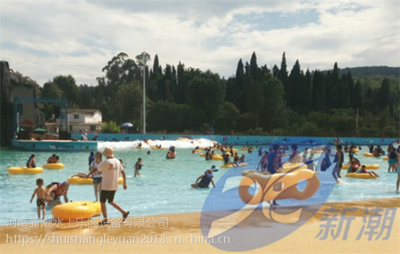 玻璃鋼水上樂園設備制造廠家、人工造浪設施、新潮游樂兒童水屋